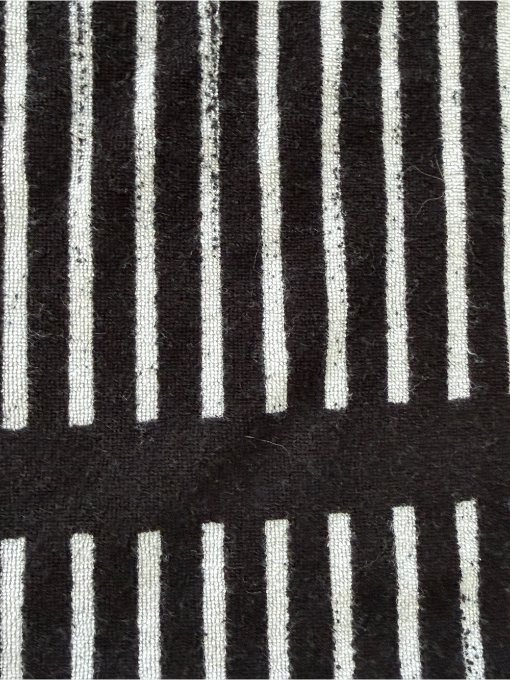 Marimekko Black and White Striped Terry Coth Swim Cover Up Size XL - Picture 4 of 9